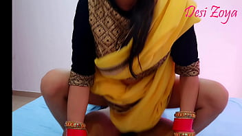 Freshly Wed Indian Babe Gets Wild With Her Man – Hindi Moans