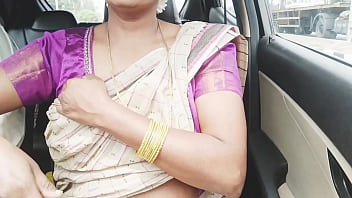 Indian Milf And Her Son-in-law Take A Long Car Ride For Steamy Sex With Dirty Telugu Whispers
